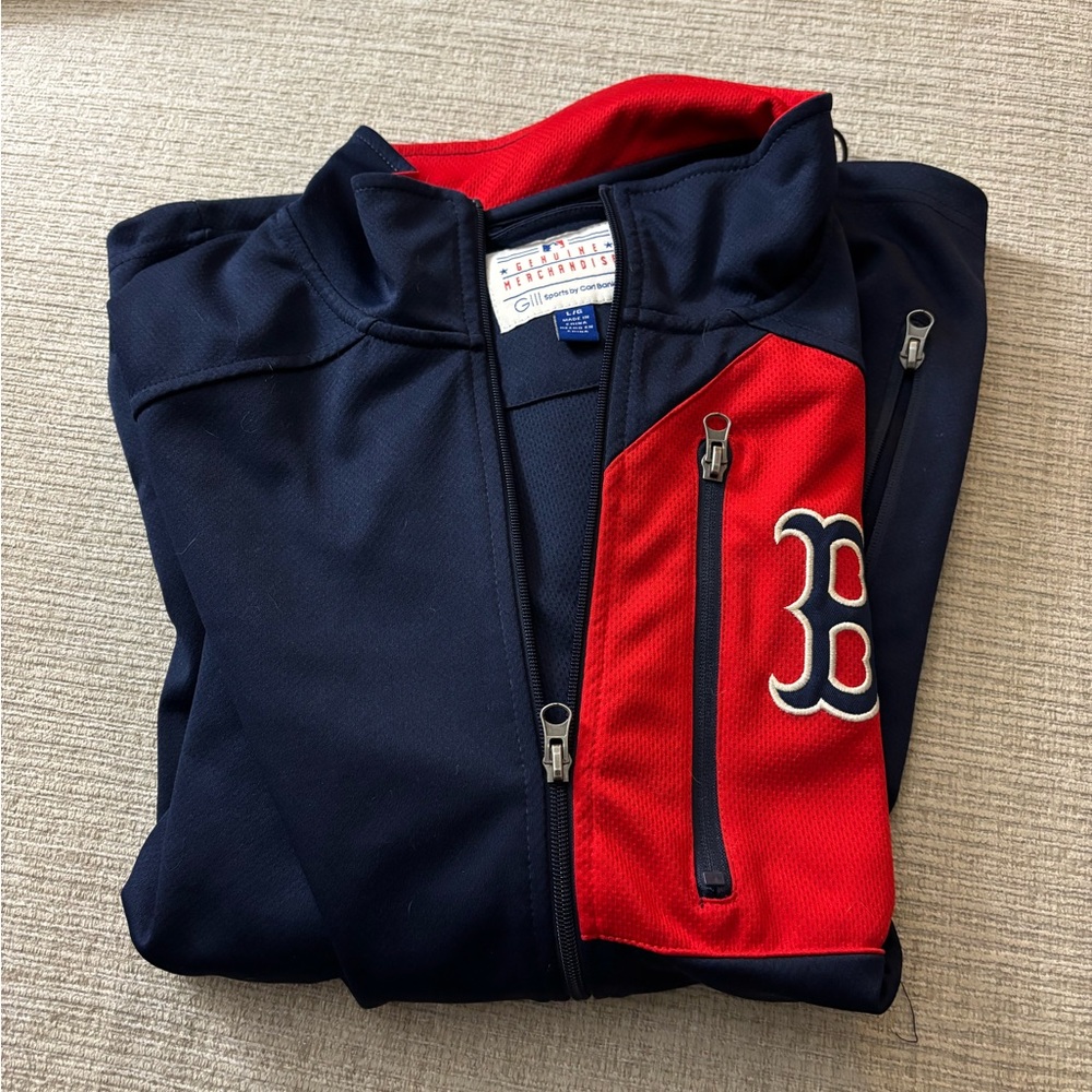 Genuine Merchandise Navy and Red Bomber Jacket